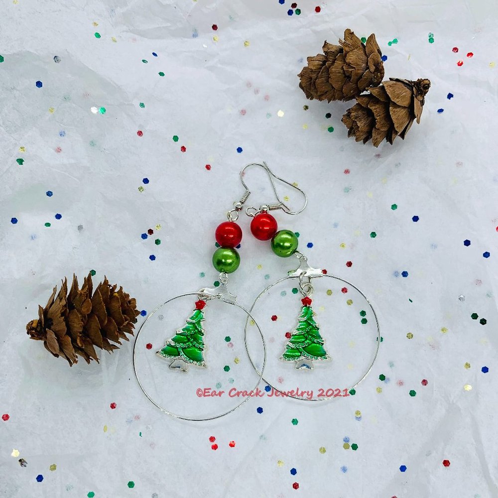 Holiday - Handmade Dangles - Christmas Tree - Picture 6 of 7
